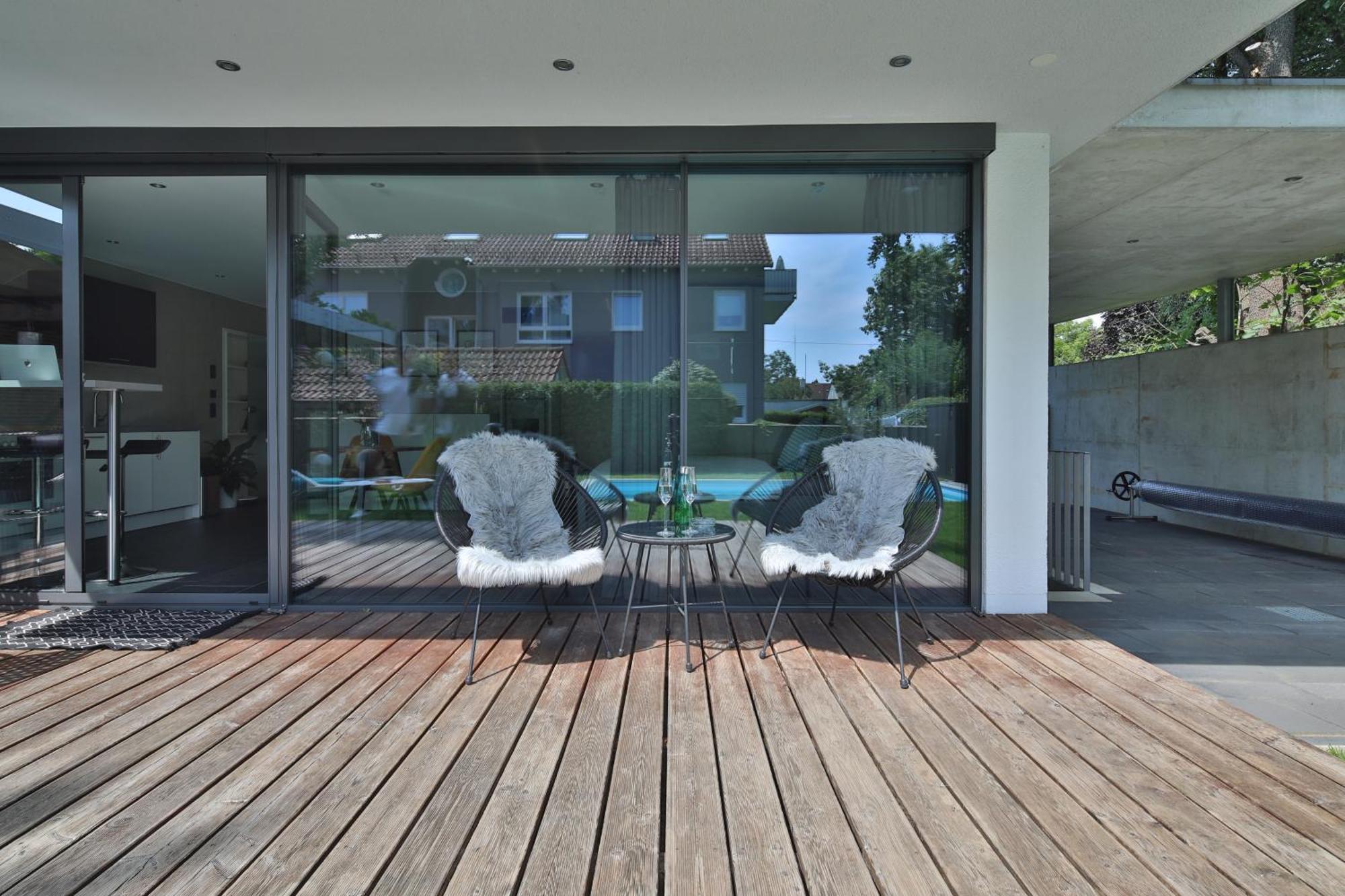 Modernes Studio-Apartment Gersthofen Exterior foto
