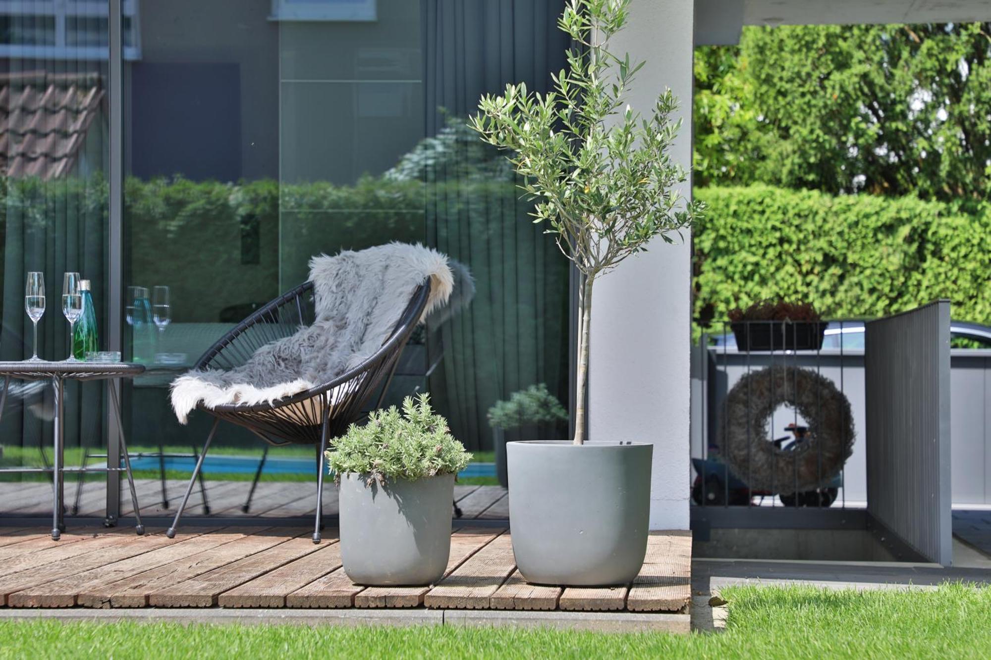 Modernes Studio-Apartment Gersthofen Exterior foto