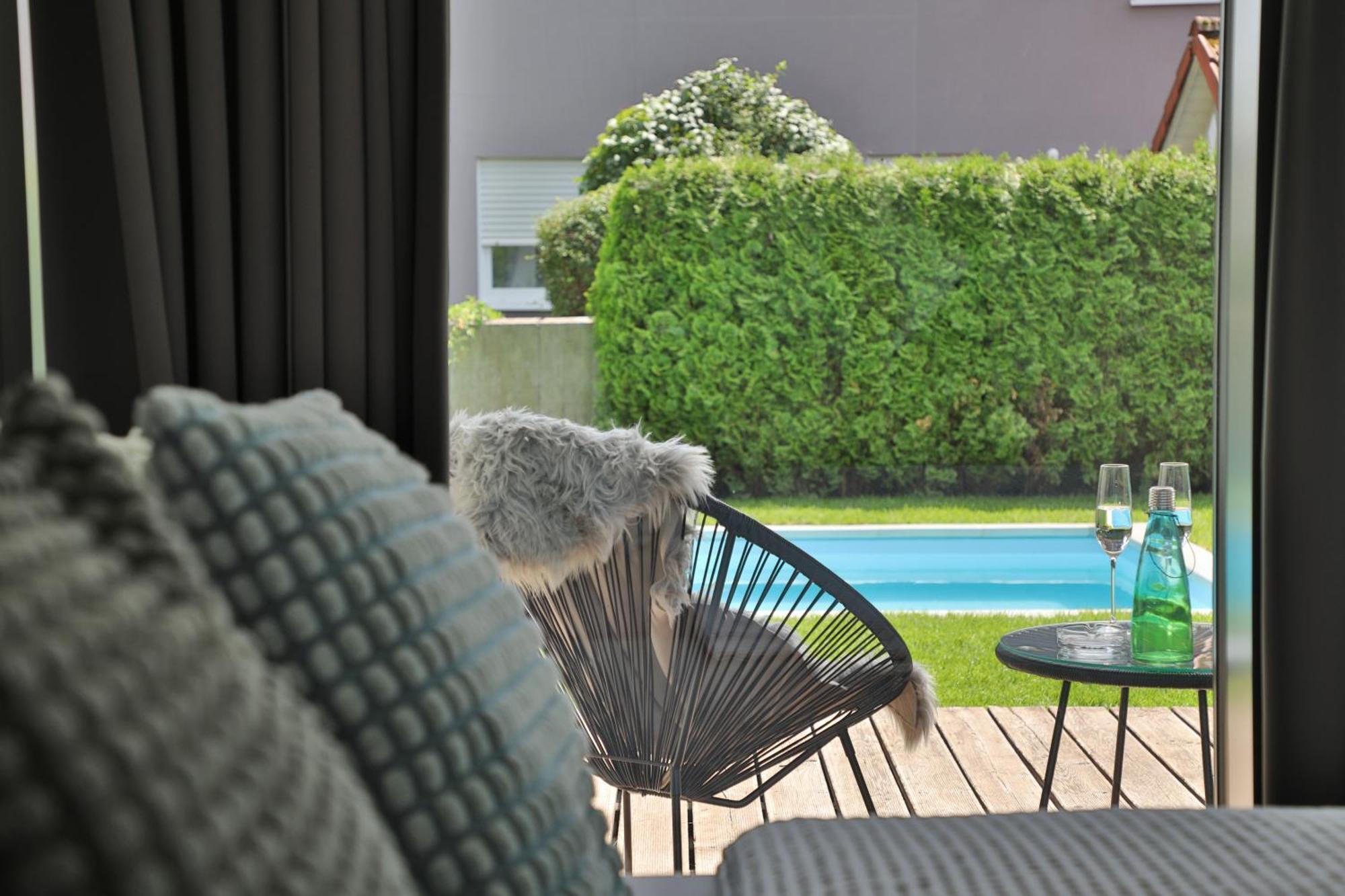Modernes Studio-Apartment Gersthofen Exterior foto